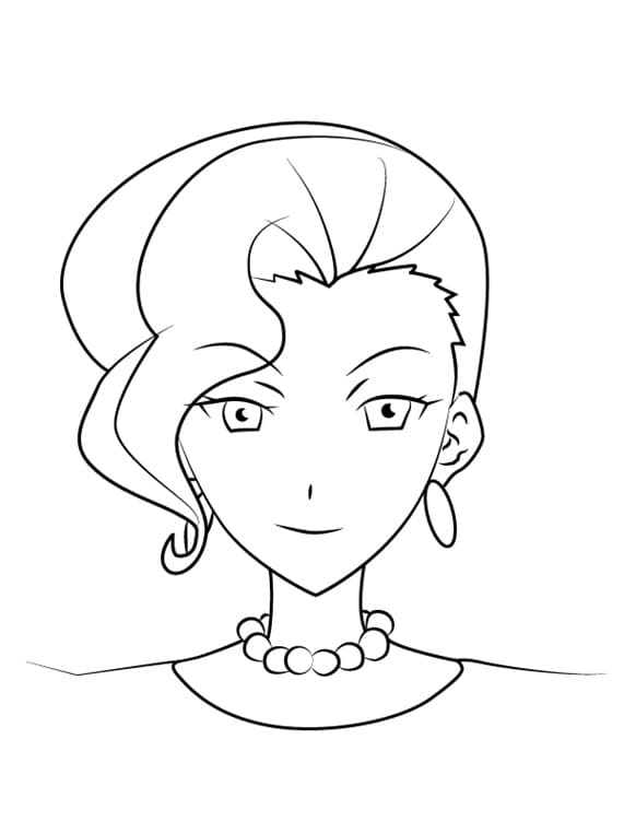 Tô màu Nhân Vật Kaoru Koumoto trong Aikatsu