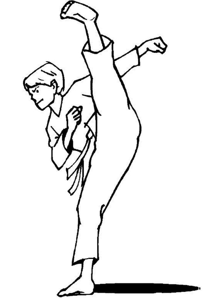 Tô màu Tập Luyện Karate