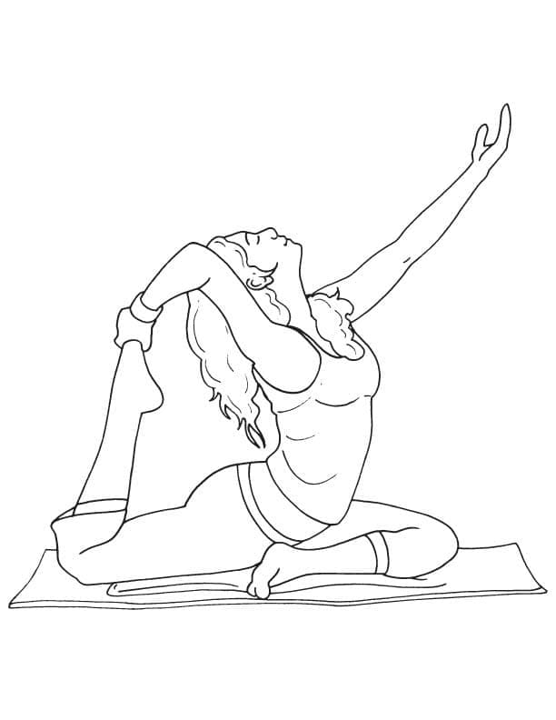 Tô màu Tập Yoga