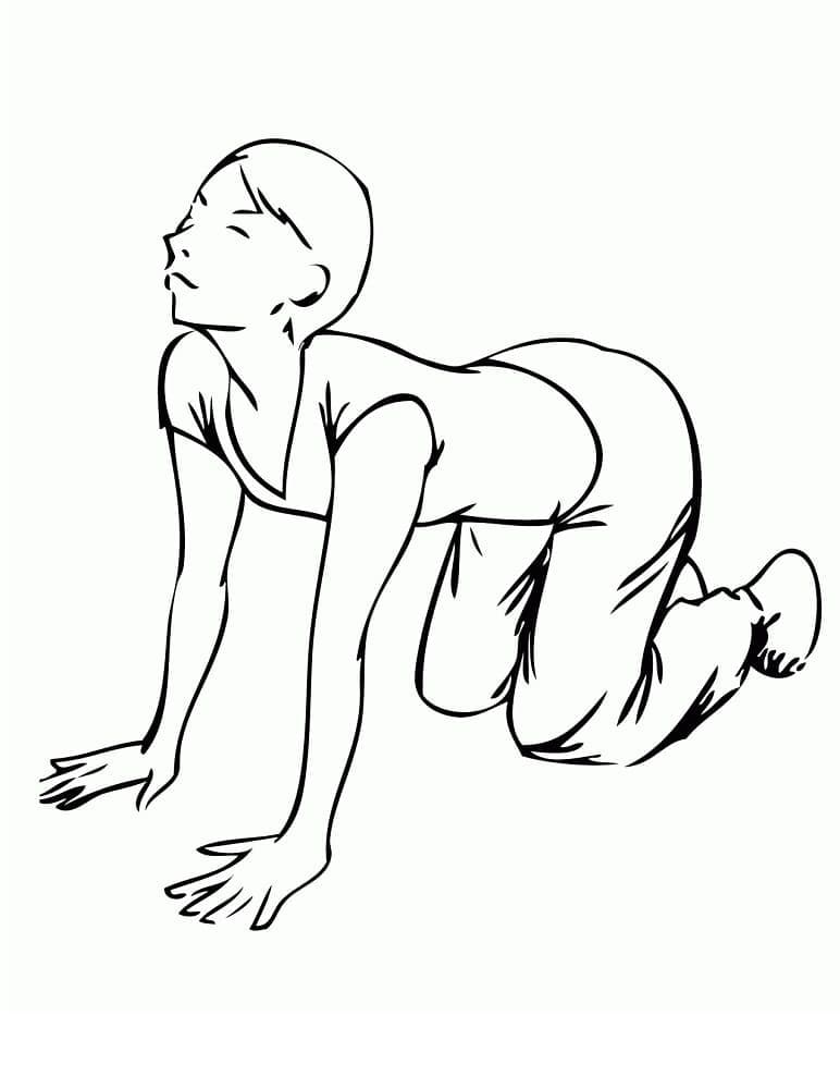 Tô màu Tư Thế Yoga