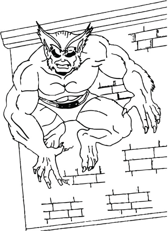 Tô màu beast x-men