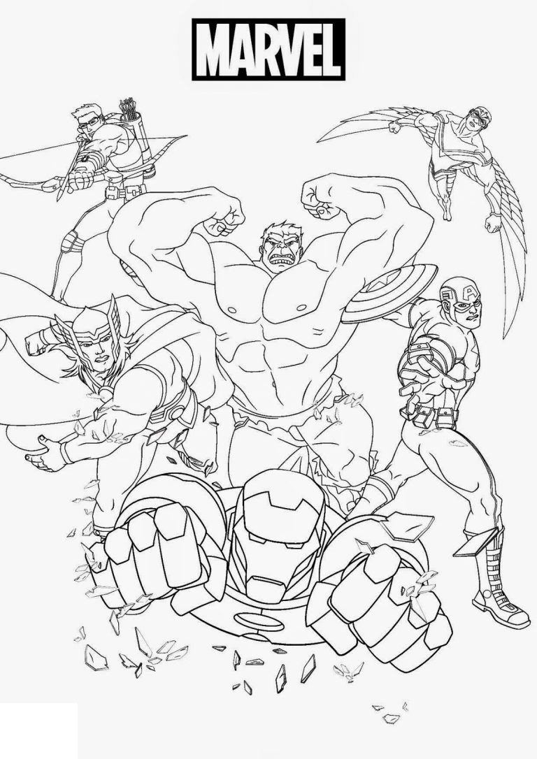 Tô màu biệt đội avengers
