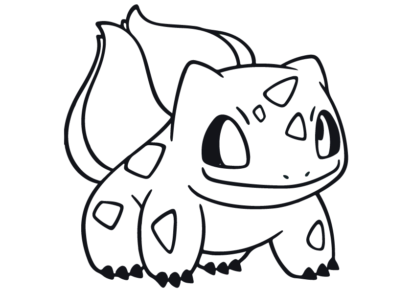 Tô màu bulbasaur pokemon