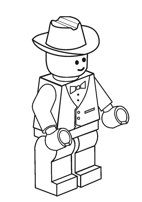 Tô màu cao bồi lego