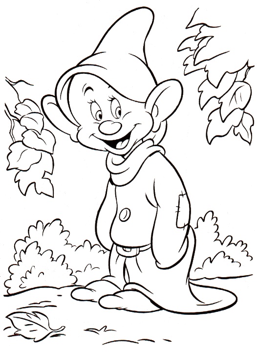 Tô màu chú lùn dopey