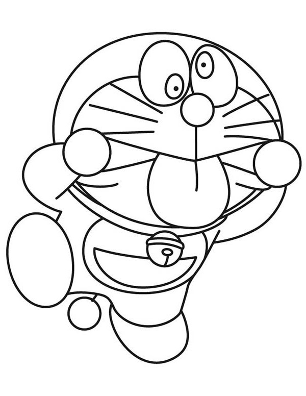 Tô màu doraemon hài hước