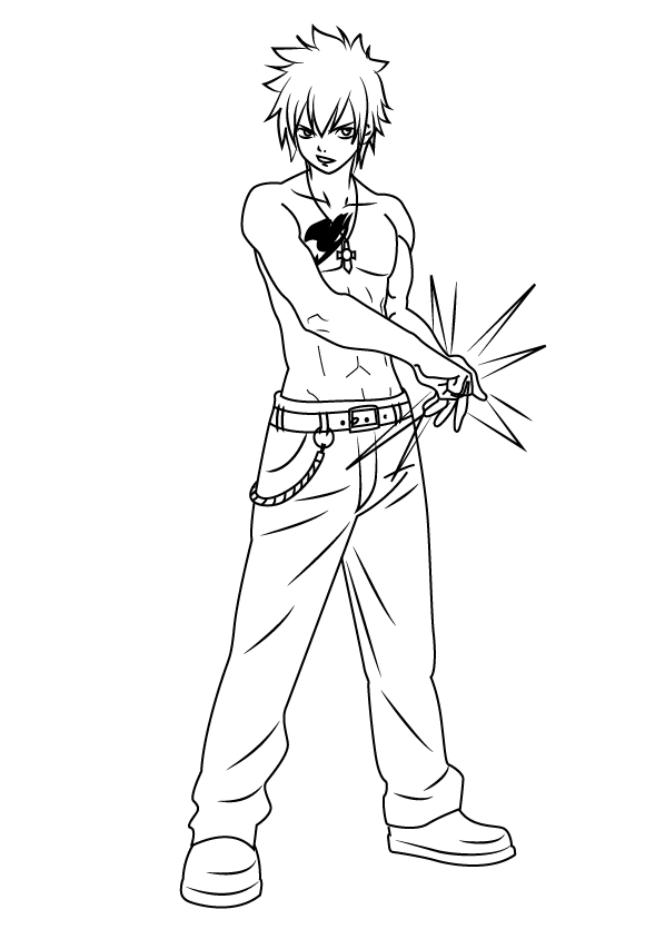 Tô màu gray fullbuster
