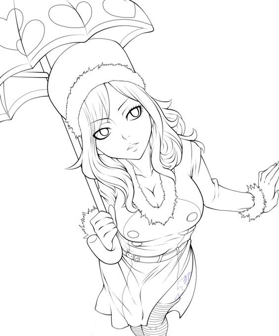Tô màu juvia lockser