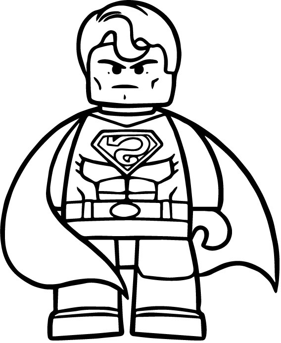 Tô màu lego siêu nhân