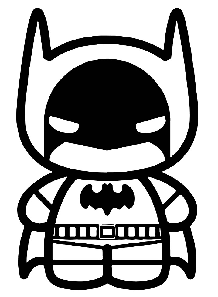 Tô màu người dơi chibi