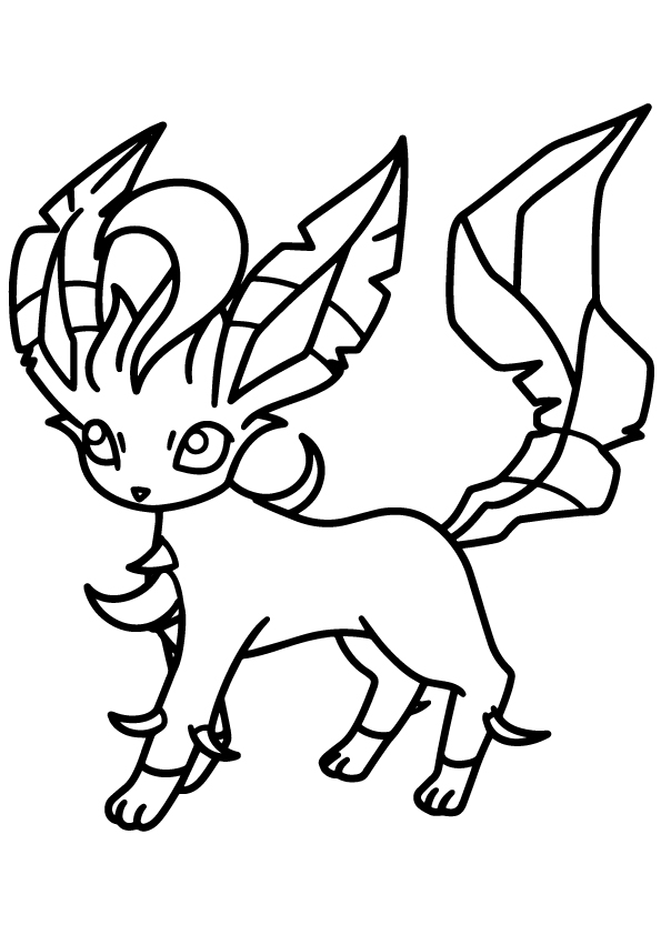Tô màu pokemon leafia
