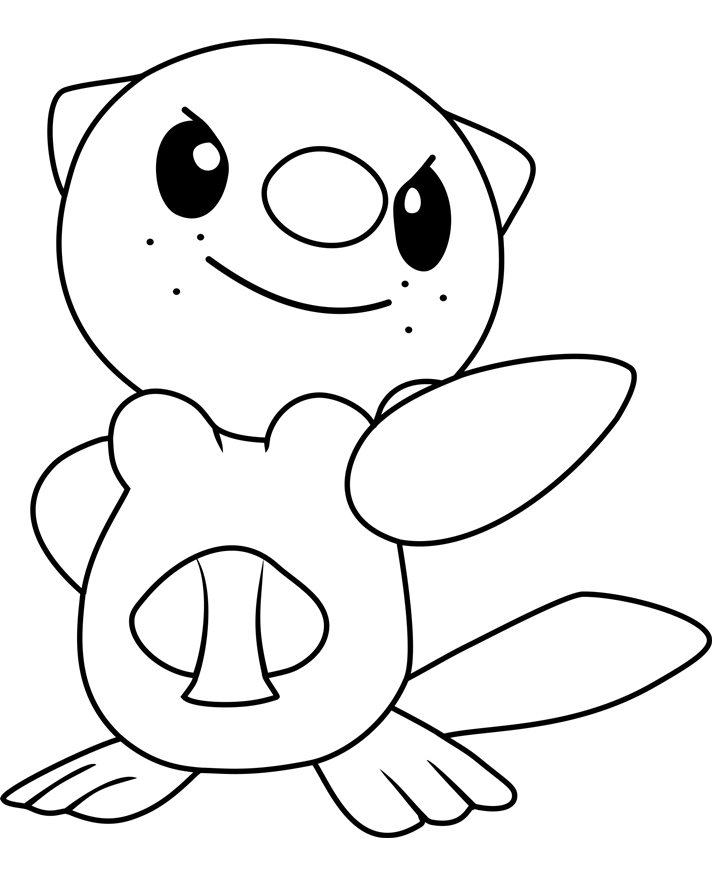 Tô màu pokemon mijumaru cười