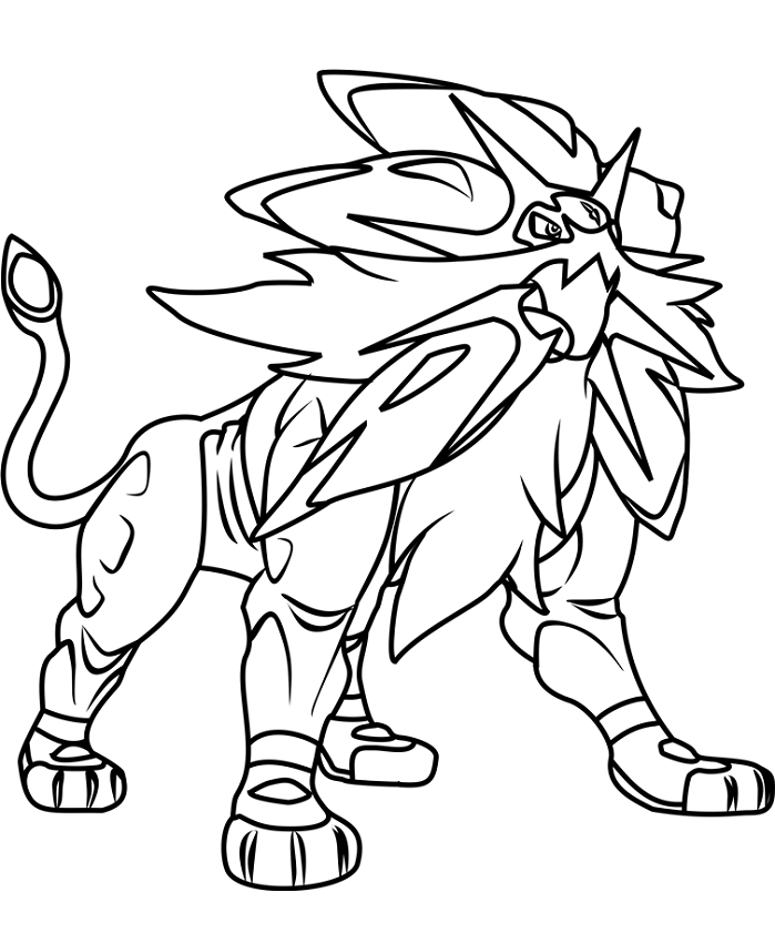 Tô màu pokemon thần thoại sorugareo