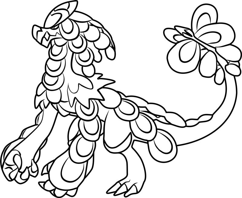 Tô màu pokemon vảy jararanga