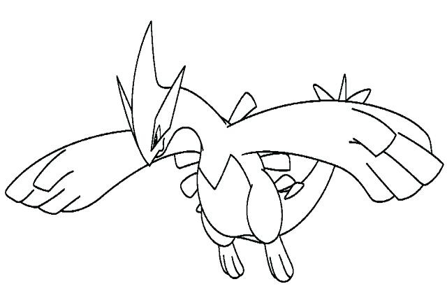 Tô màu Thần Pokemon Lugia