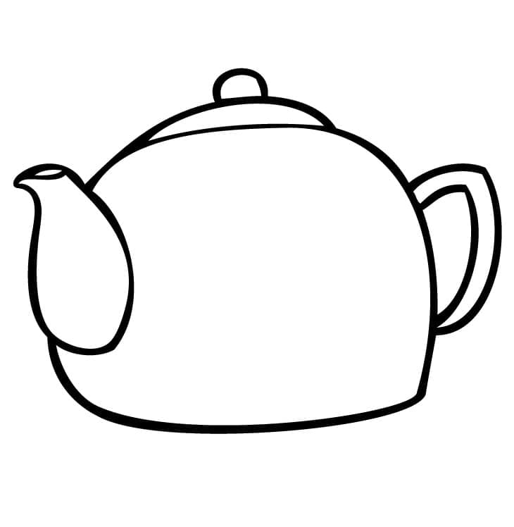 Tô màu Ấm Pha Trà