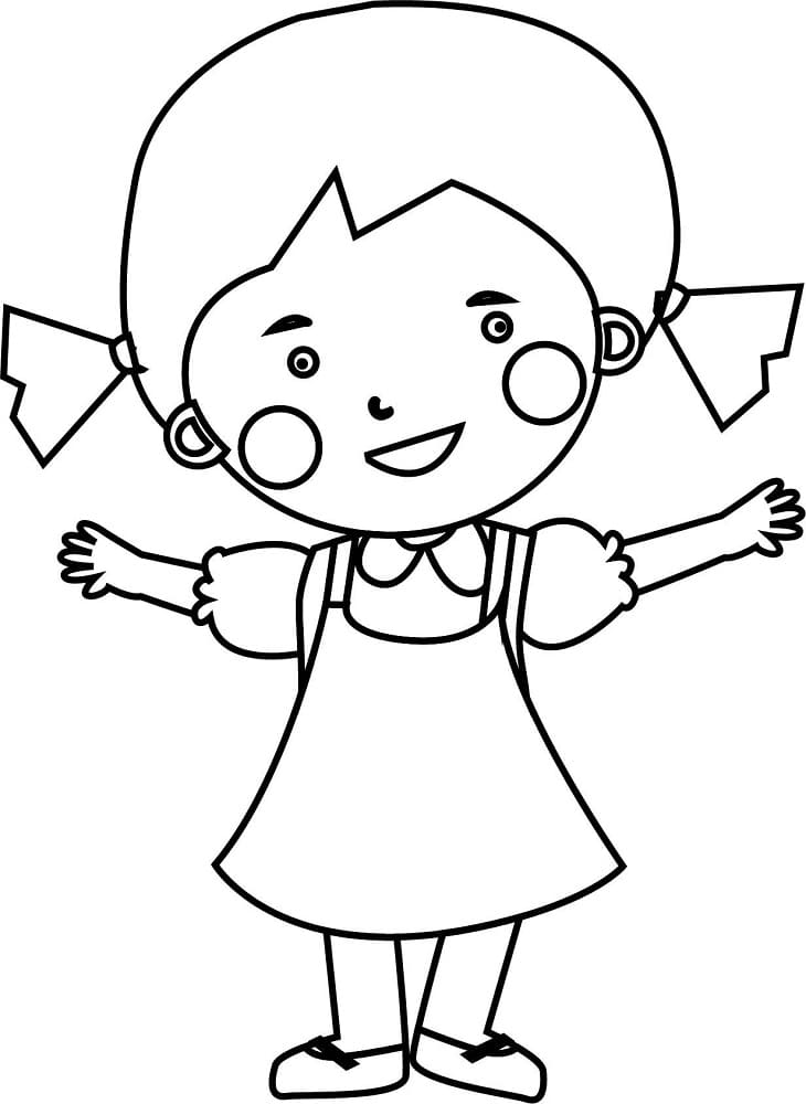 Tô màu Bạn Gái Cute