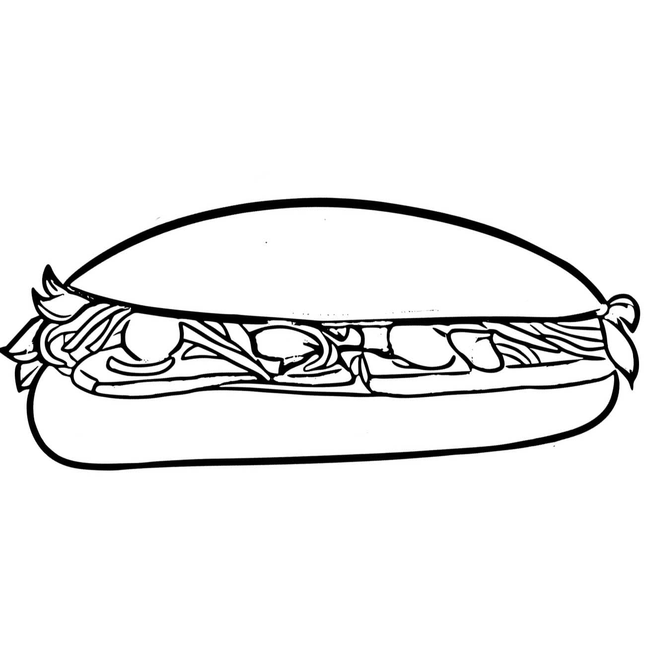 Tô màu Bánh Mì Thịt