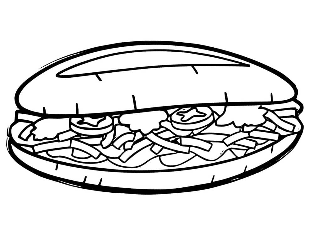 Tô màu Bánh Mì Việt Nam