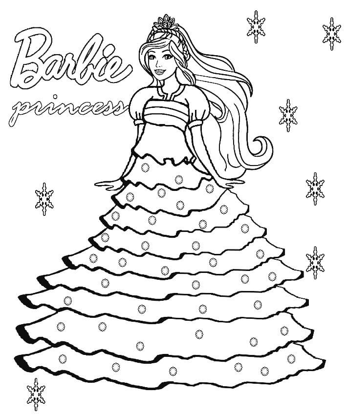 Tô màu Barbie Lộng Lẫy