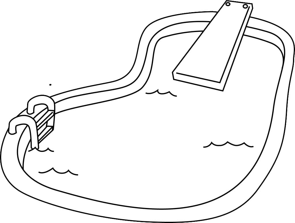 Tô màu Bể Bơi Rộng