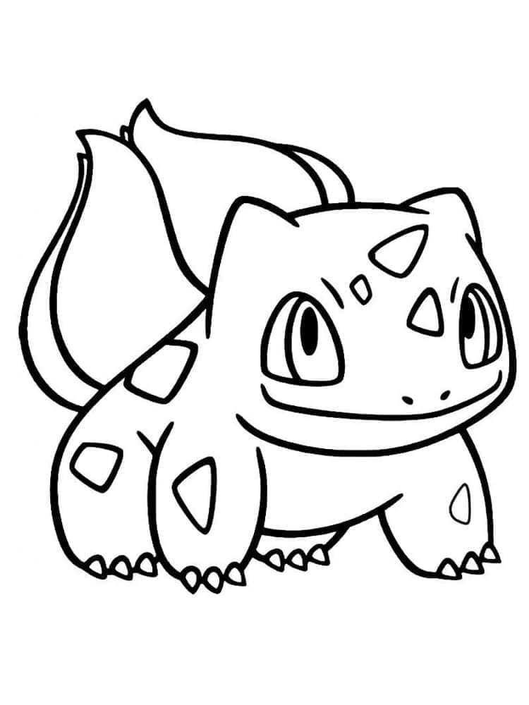 Tô màu Bulbasaur Xinh Xắn