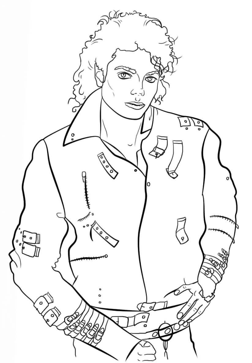 Tô màu Ca Sĩ michael jackson