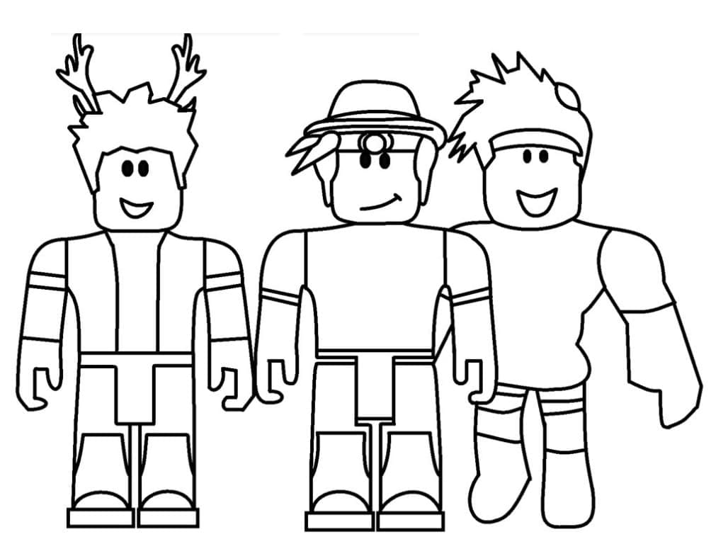Tô màu Các Nhân Vật Trò Chơi Roblox