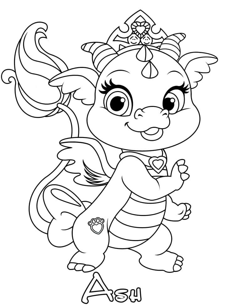 Tô màu Công Chúa Ash