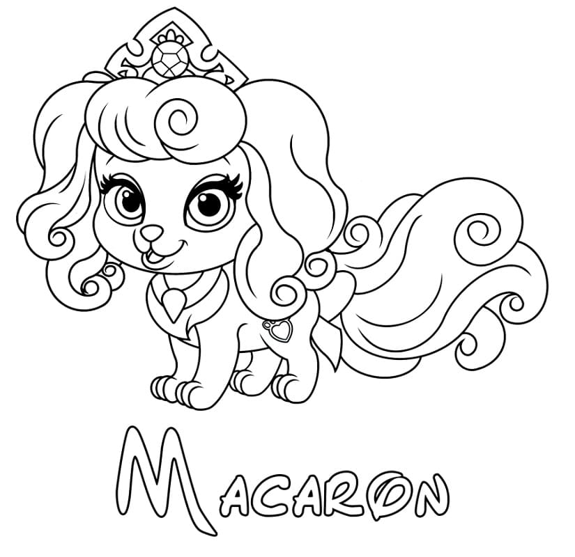 Tô màu Công Chúa Macaron