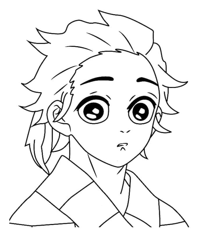 Tô màu Cute Tanjiro