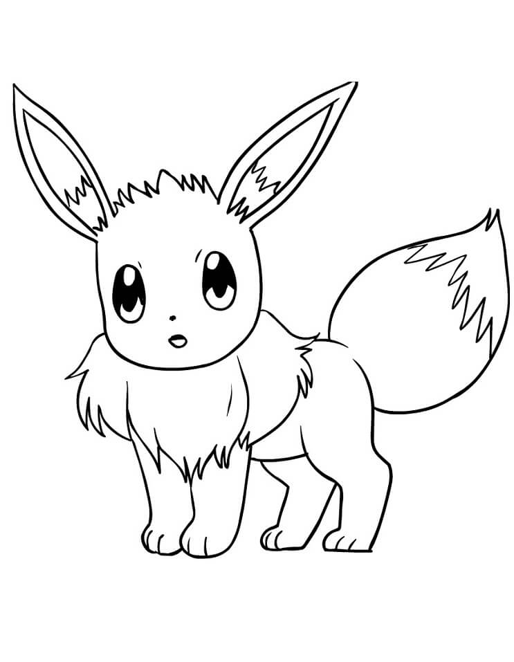 Tô màu Eevee Ngạc Nhiên