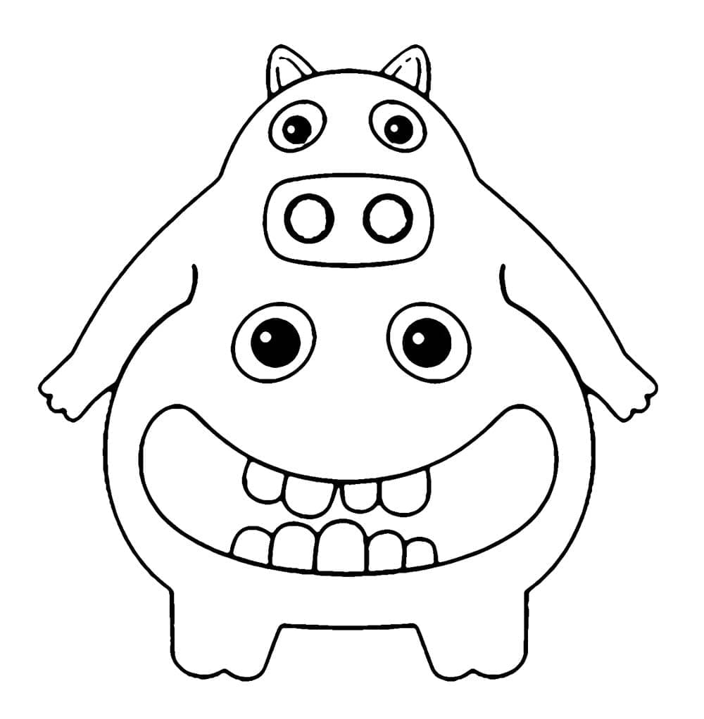 Tô màu Garten of Banban Cheff Pigster