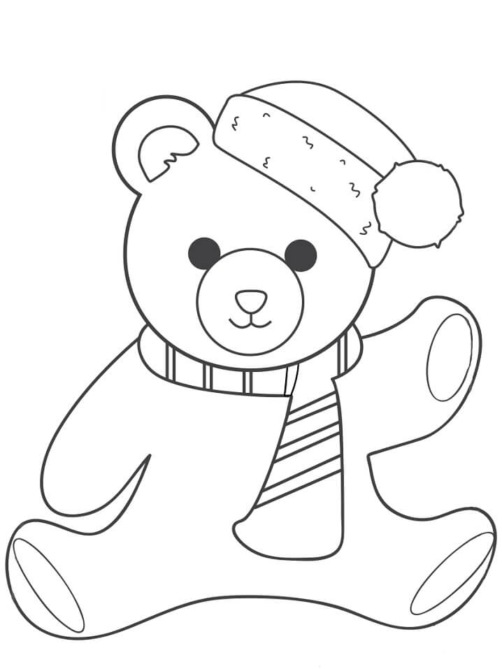 Tô màu Gấu Teddy Ấm Áp