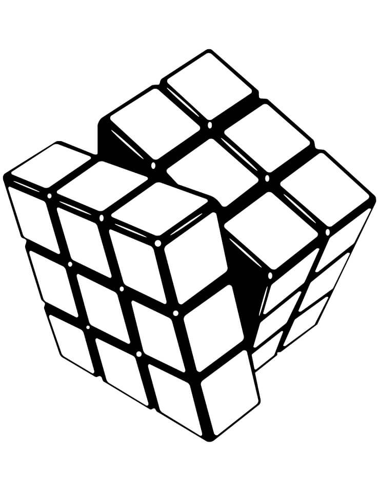 Tô màu Khối Rubik Đồ Chơi 3×3