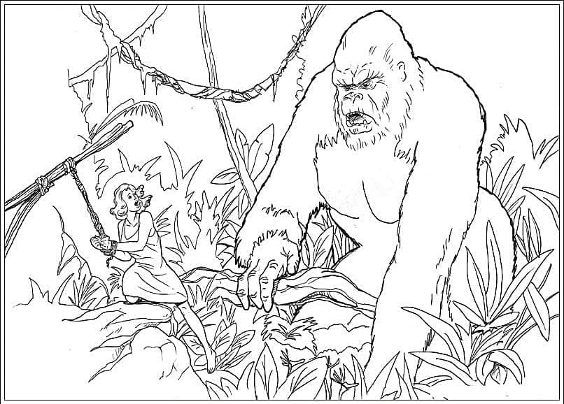 Tô màu King Kong To Lớn