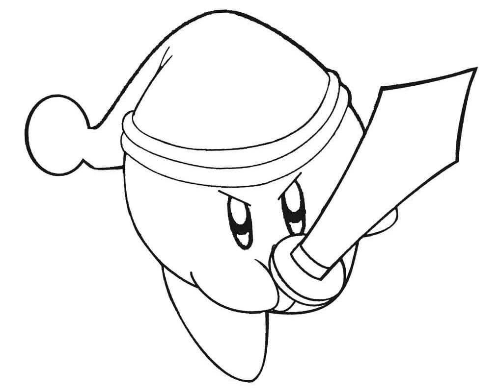 Tô màu Kirby và Thanh Kiếm