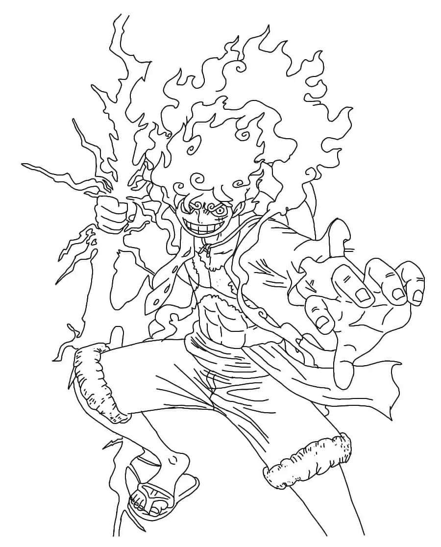 Tô màu Luffy Ngầu và Đẹp
