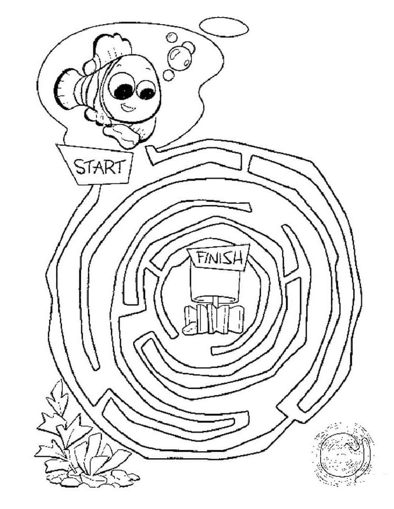 Tô màu Mê Cung Nemo