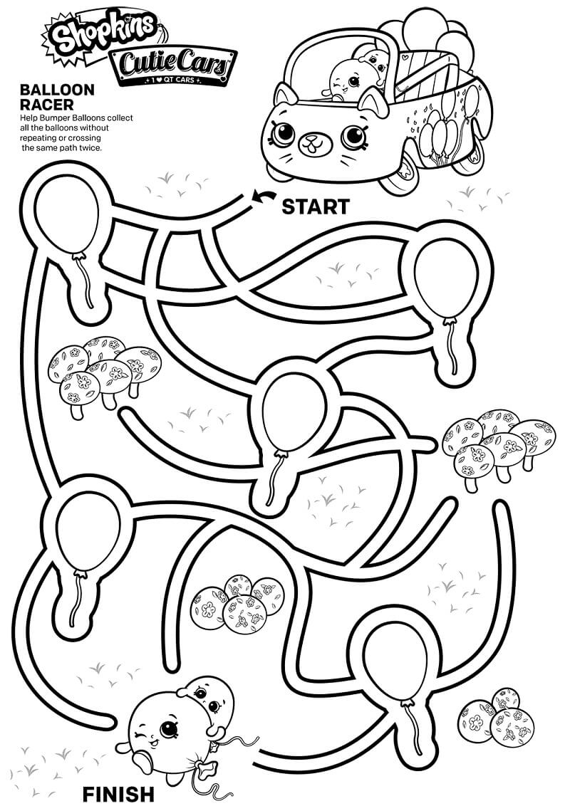 Tô màu Mê Cung Shopkins