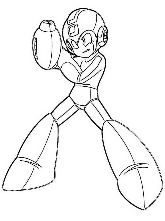 Tô màu Mega Man Chiến Đấu