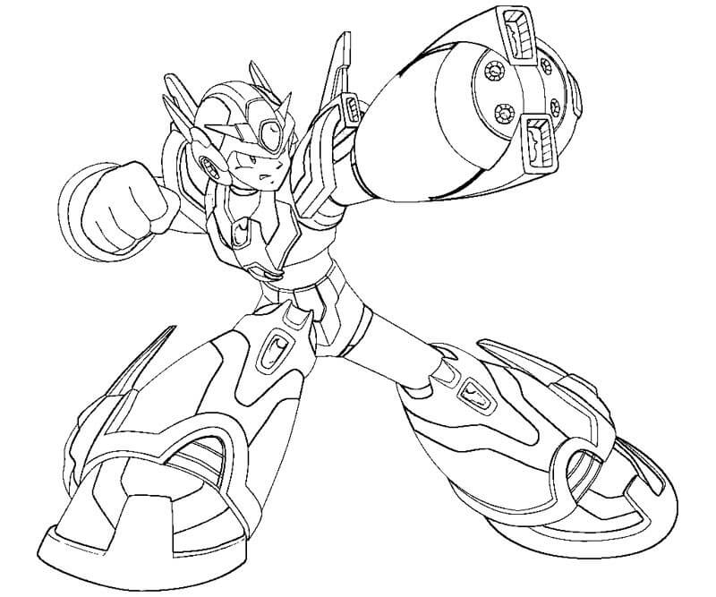 Tô màu Mega Man Siêu Nhân