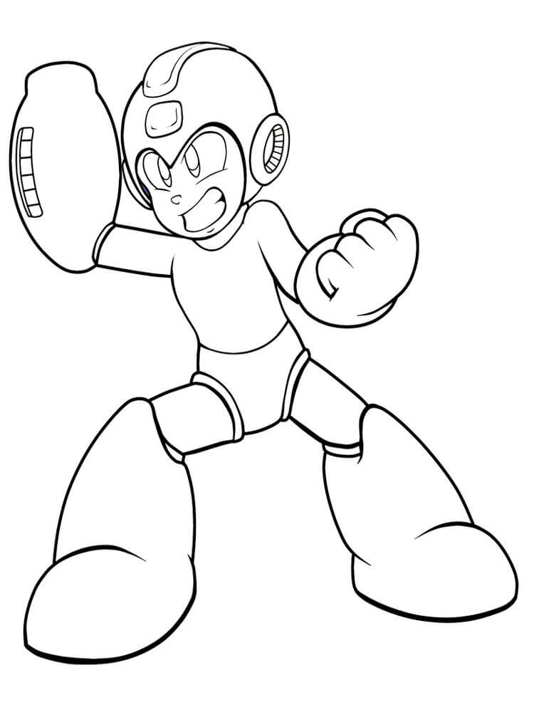 Tô màu Mega Man Vui Vẻ