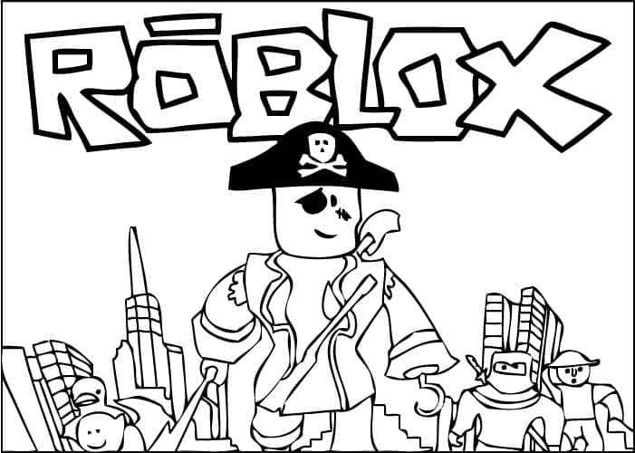 Tô màu Nhân Vật Cướp Biển Roblox