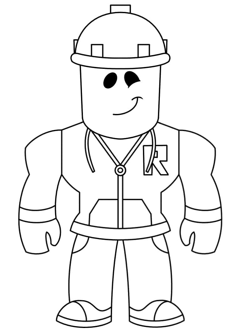 Tô màu Nhân Vật Roblox Vui Vẻ