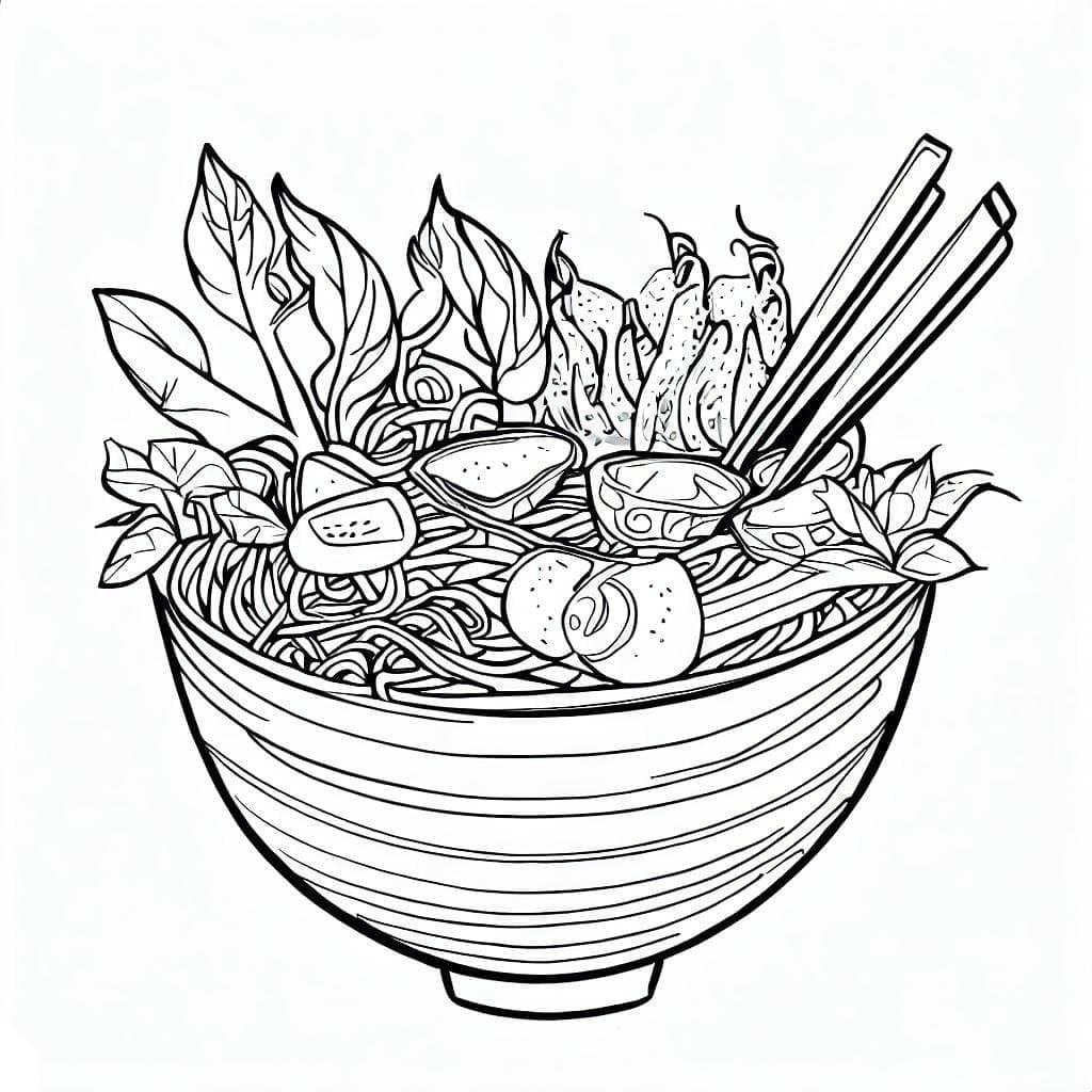 Tô màu Phở Thập Cẩm