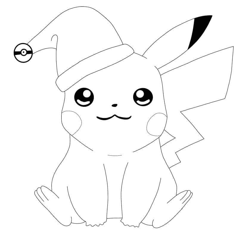 Tô màu Pikachu Mỉm Cười