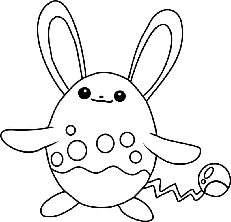 Tô màu Pokemon Azumarill