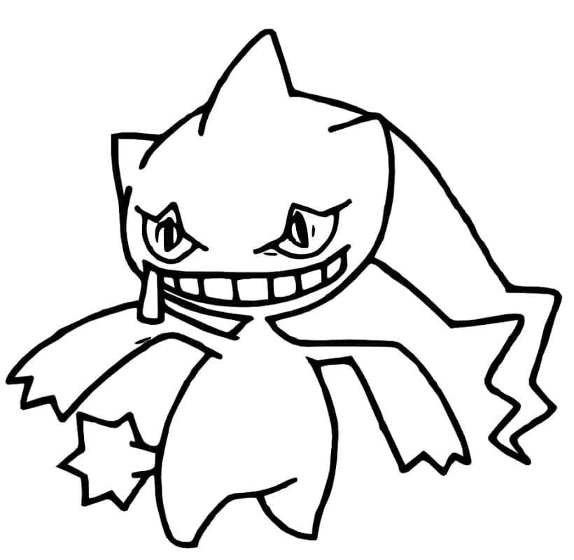 Tô màu Pokemon Banette