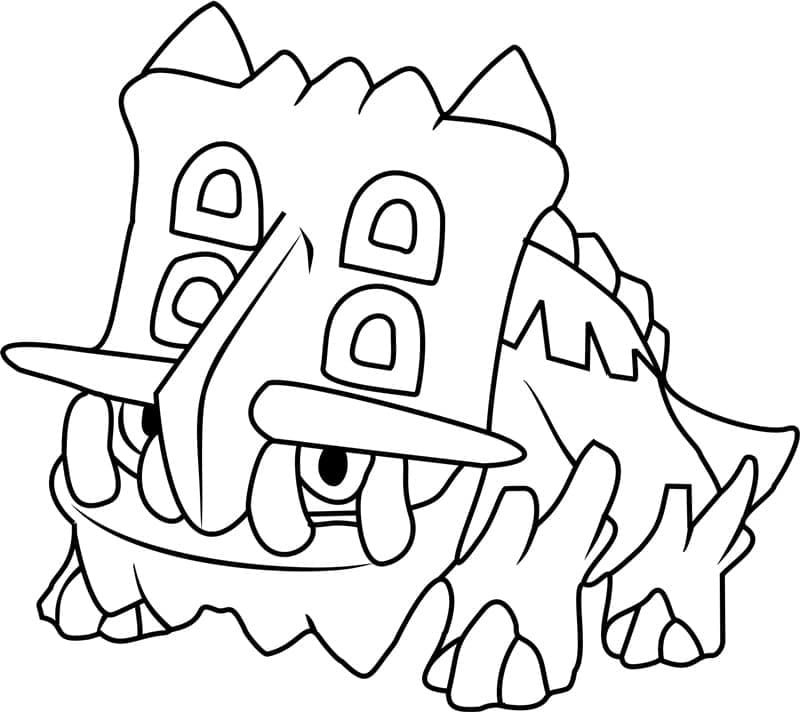 Tô màu Pokemon Bastiodon